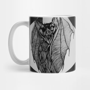 ― moon bat Mug